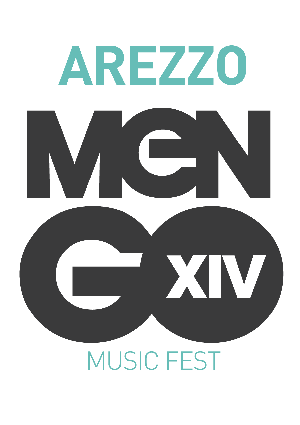 Logo Mengo Bianco Arezzo Men Go Music Fest 2023